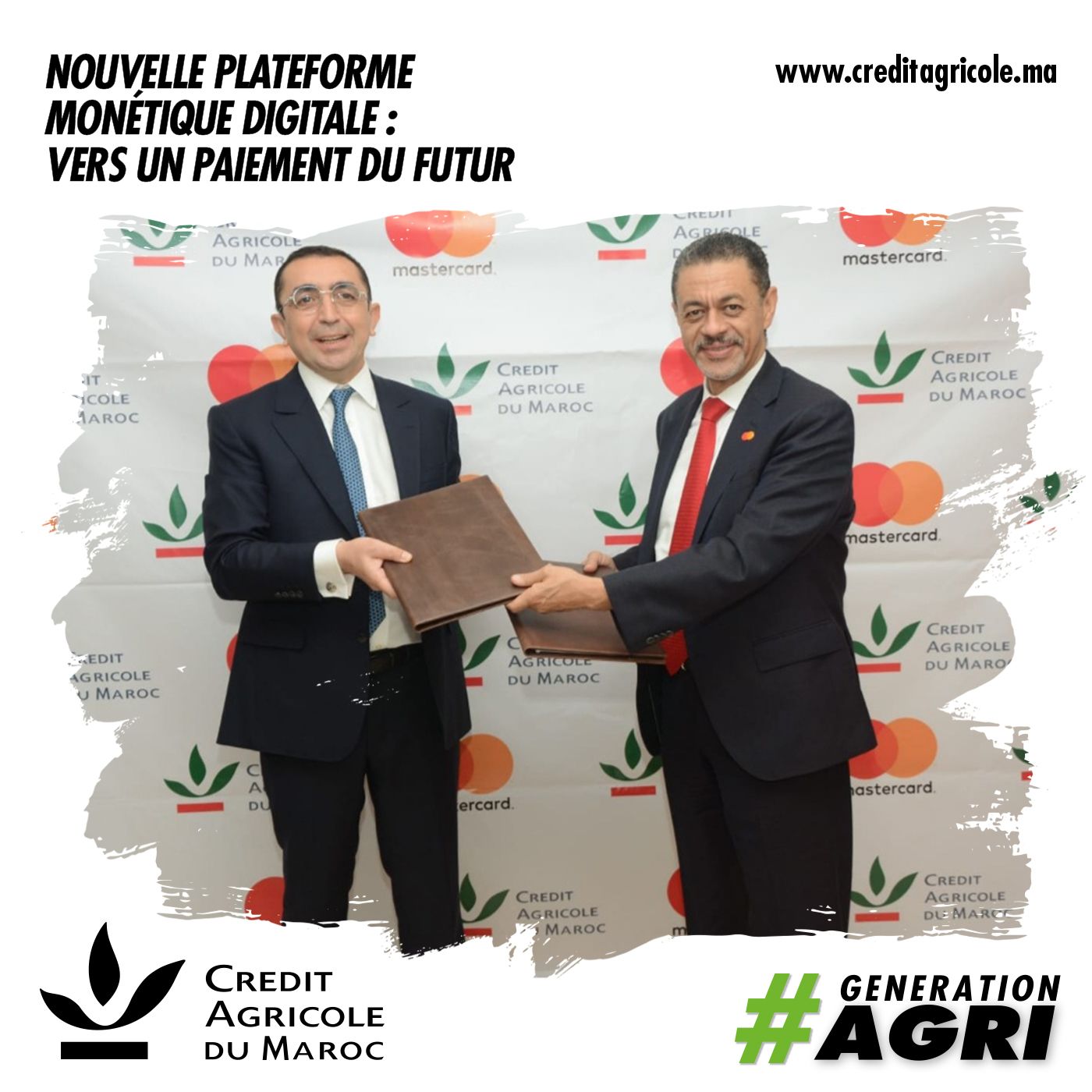 Signature d’un partenariat stratégique entre le CAM et Mastercard ayant pour objectif de mettre sur le marché marocain des solutions monétiques digitales innovantes, avec le lancement de la prestigieuse carte biométrique World Elite.