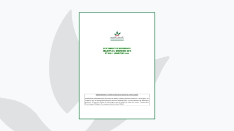 Document de référence CAM