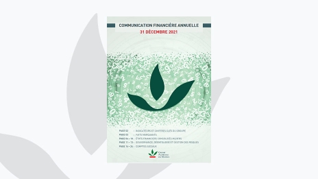 Communication Financière Crédit Agricole du Maroc au 31-12-2021