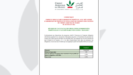 CP révision taux EOSP 300 MDH juillet 2022.