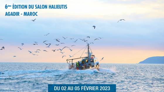 Le Crédit Agricole du Maroc participera à la 6ème édition du Salon HALIEUTIS qui se tiendra du 02 au 05 février 2023 à Agadir sous le thème "Pêche et Aquaculture durables : leviers pour une Économie Bleue inclusive et performante"
